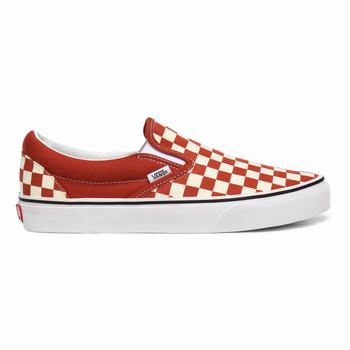 Damske Slip On Tenisky Vans Checkerboard Classic Biele VA67CSJMX